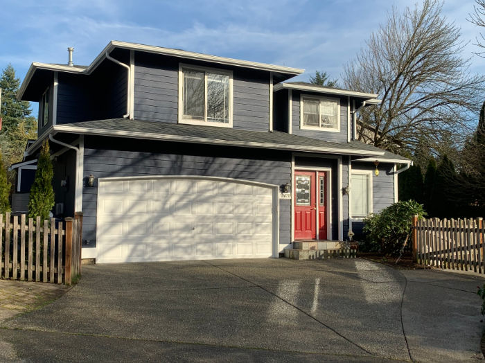 Exterior painting work